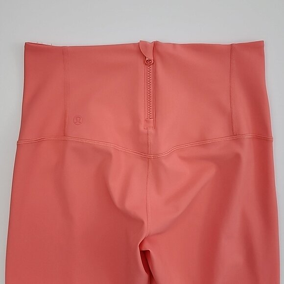 Lululemon Back-Zip High-Rise Paddle Tight 28" Raspberry Cream Size 10 - Picture 10 of 16